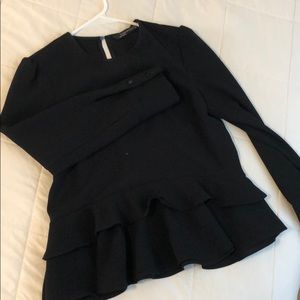 Black Zara Top